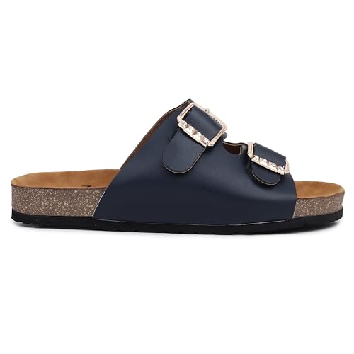 SOULSUN Cork Comfortable Ethnic Flats Sandals for Women and Girl