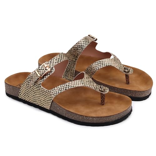 SOULSUN Cork Comfortable Ethnic Flats Sandals for Women and Girl
