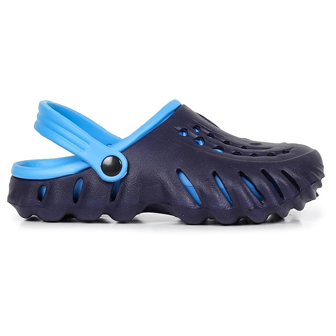 PUROSOFT Eva Extra Soft Men's Classic Clogs with Adjustable Back Strap | Comfortable & Lightweight | Stylish & Anti-Skid | Waterproof & Everyday Use