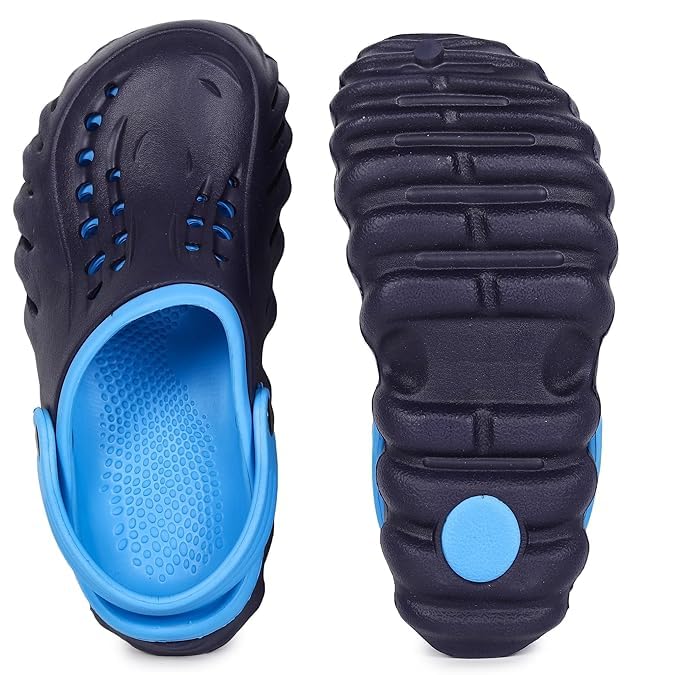 PUROSOFT Eva Extra Soft Men's Classic Clogs with Adjustable Back Strap | Comfortable & Lightweight | Stylish & Anti-Skid | Waterproof & Everyday Use