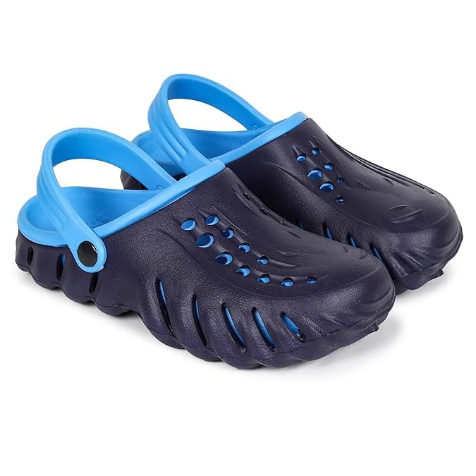 PUROSOFT Eva Extra Soft Men's Classic Clogs with Adjustable Back Strap | Comfortable & Lightweight | Stylish & Anti-Skid | Waterproof & Everyday Use