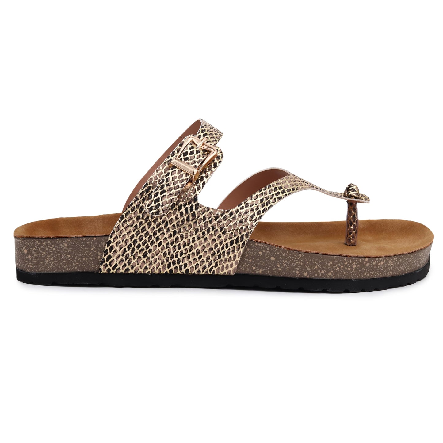 SOULSUN Cork Comfortable Ethnic Flats Sandals for Women and Girl