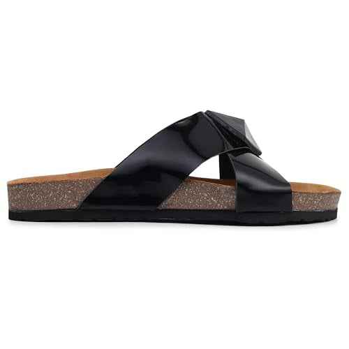 SOULSUN Cork Comfortable Ethnic Flats Sandals for Women and Girl