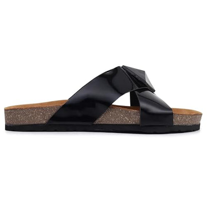 SOULSUN Cork Comfortable Ethnic Flats Sandals for Women and Girl