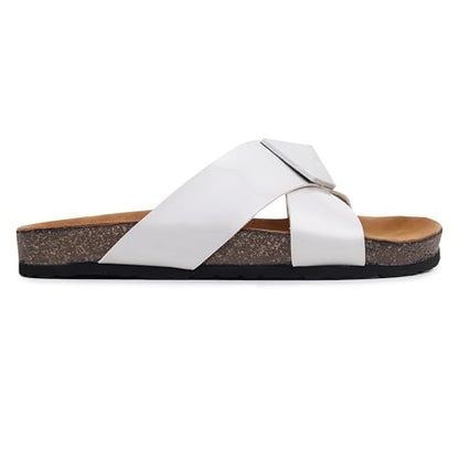 SOULSUN Cork Comfortable Ethnic Flats Sandals for Women and Girl