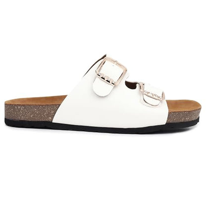 SOULSUN Cork Comfortable Ethnic Flats Sandals for Women and Girl