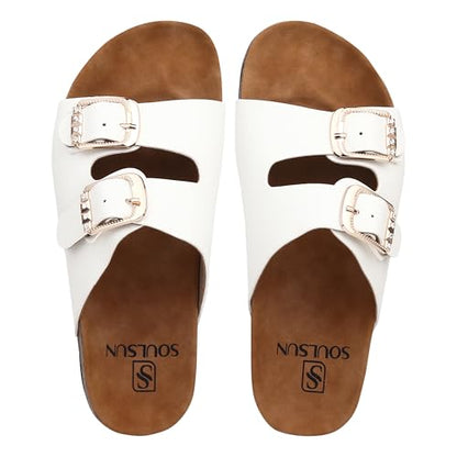 SOULSUN Cork Comfortable Ethnic Flats Sandals for Women and Girl