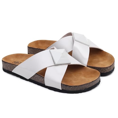 SOULSUN Cork Comfortable Ethnic Flats Sandals for Women and Girl
