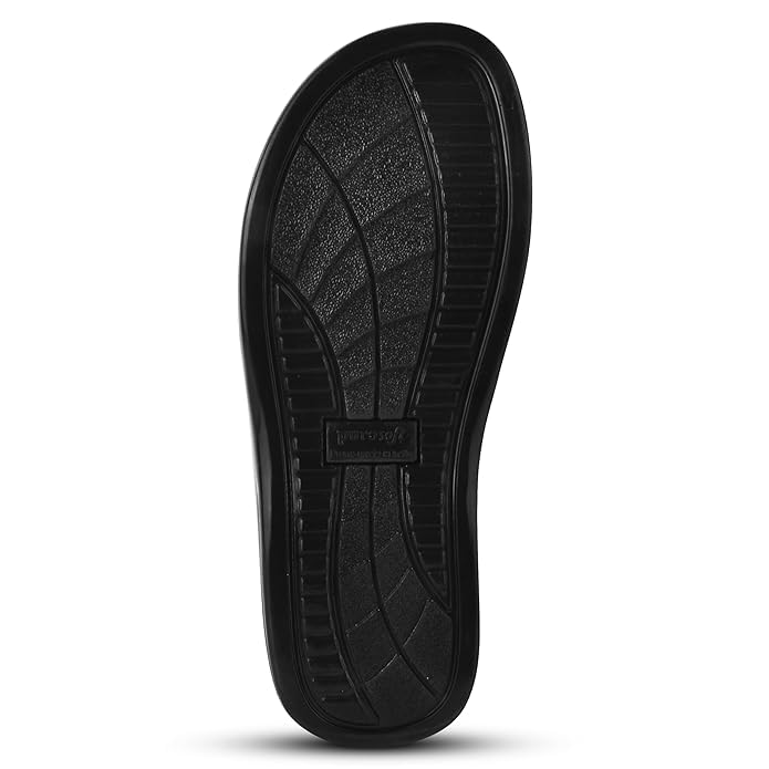PUROSOFT Eva Extra Soft Men's Classic Sandal with Adjustable Back Strap | Comfortable & Lightweight, Stylish & Anti-Skid | Waterproof & Everyday Use