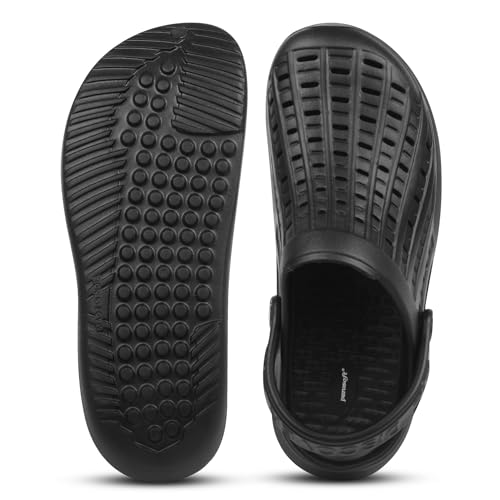 PUROSOFT Eva Extra Soft Men's Classic Clogs with Adjustable Back Strap