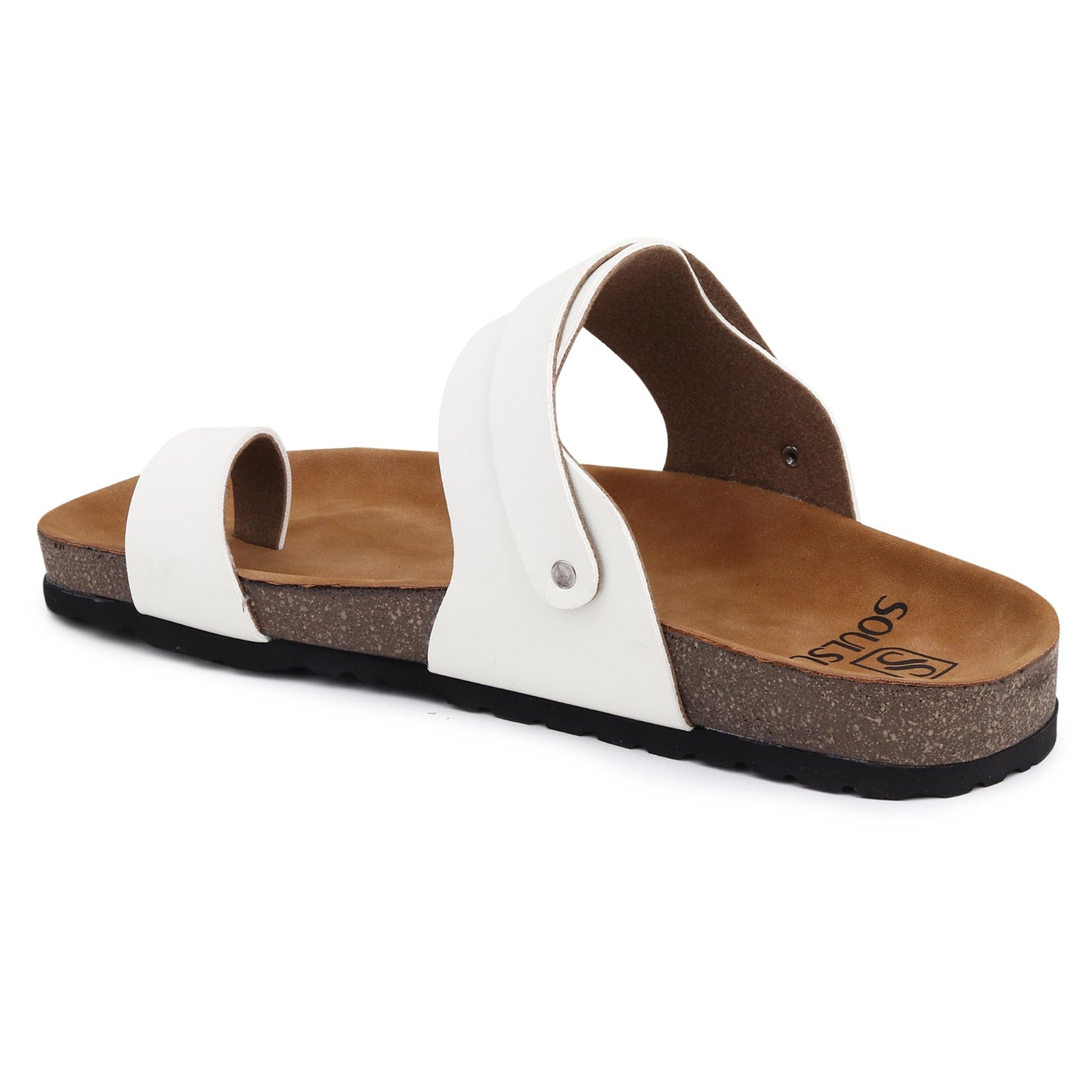 SOULSUN Cork Comfortable Ethnic Flats Sandals for Women and Girl