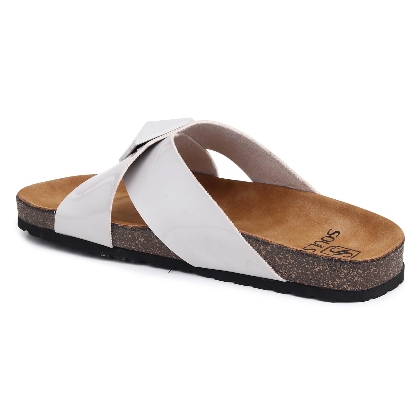 SOULSUN Cork Comfortable Ethnic Flats Sandals for Women and Girl