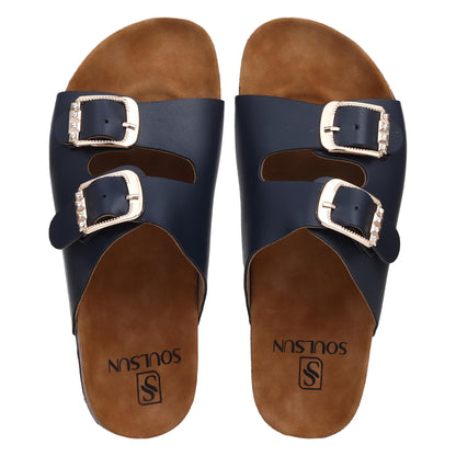 SOULSUN Cork Comfortable Ethnic Flats Sandals for Women and Girl