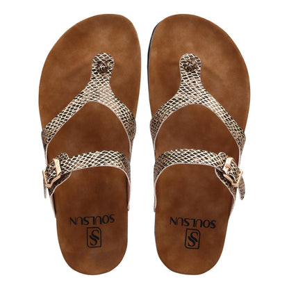 SOULSUN Cork Comfortable Ethnic Flats Sandals for Women and Girl